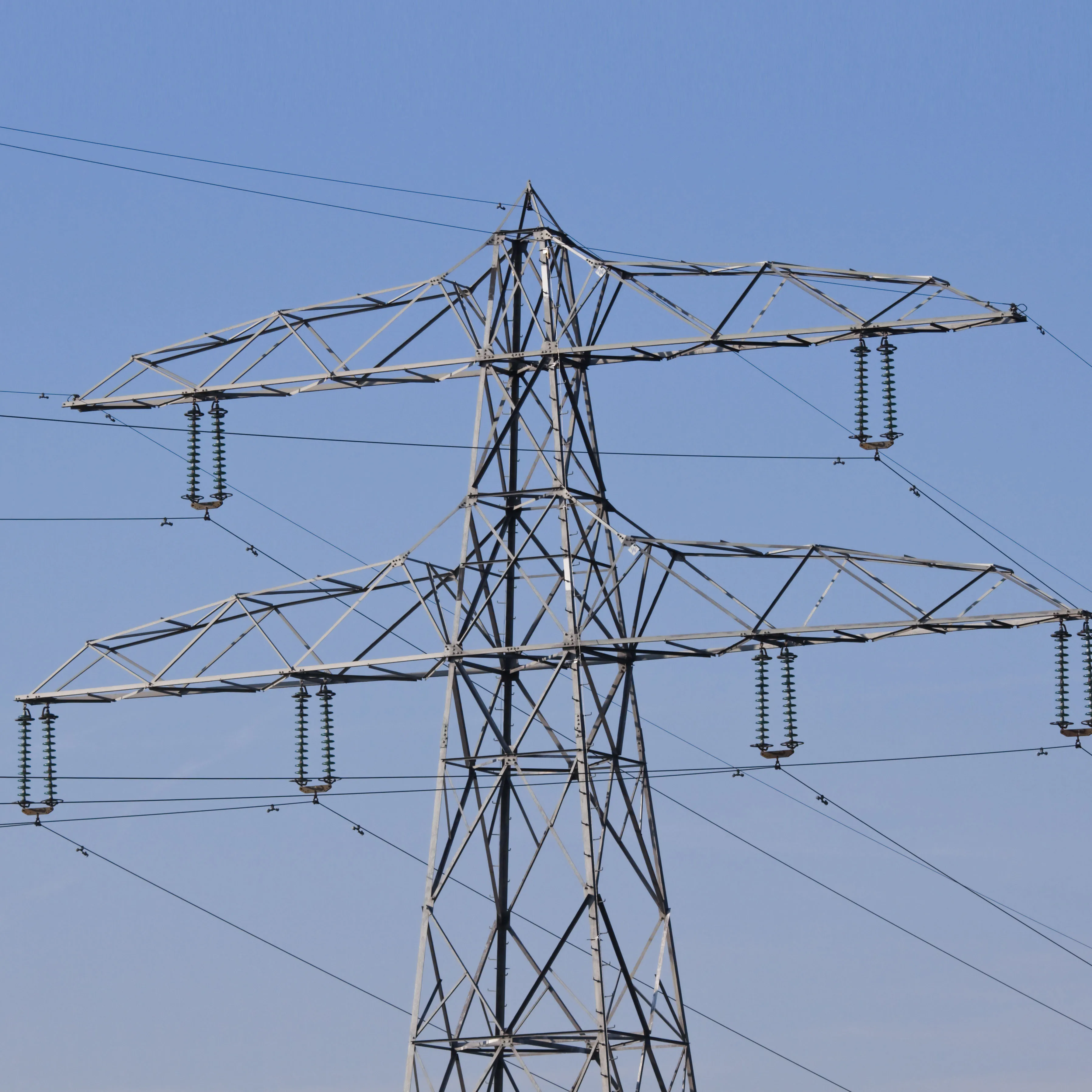 China 30-132kv steel power transmission line tower multi-circuit transmission line tower