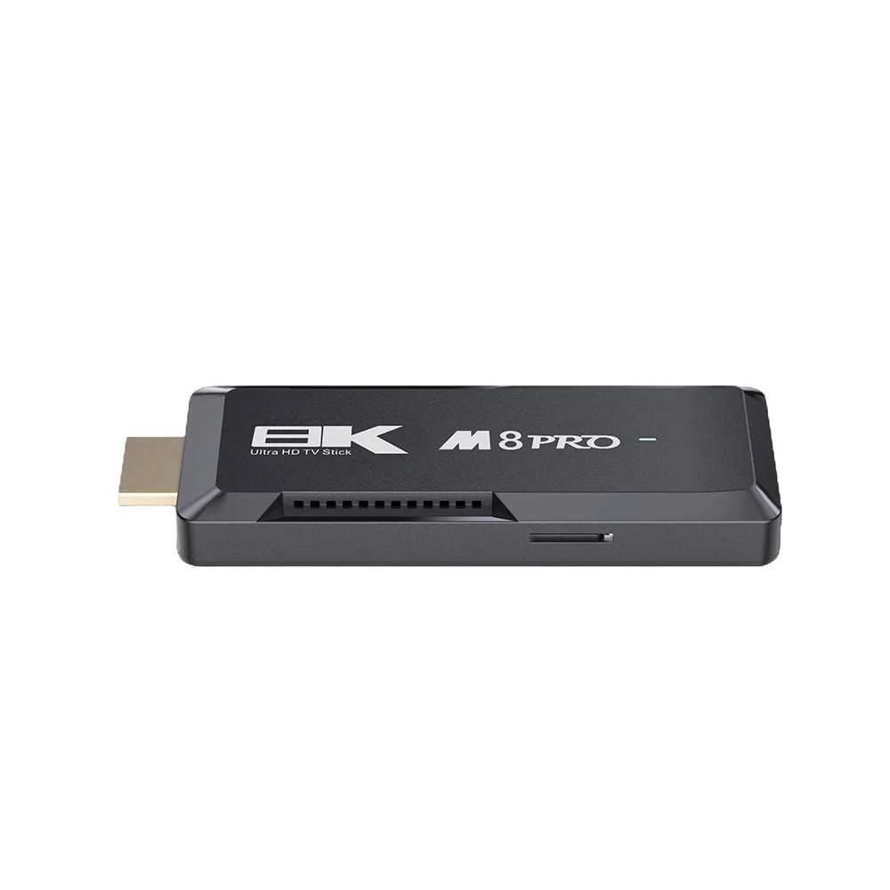 Оптовая продажа M8 Pro 8k HD Smart Android TV stick All Allwinner H313 2 ГБ памяти 16 флэш-2 4 г/5 г двойной Wi-Fi голосовой пульт дистанционного управления