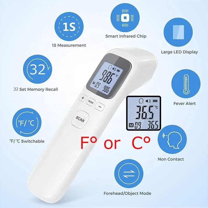 Manufacture Infrared Digital Thermometer Baby Temperature Measure Good Quality And Low Price