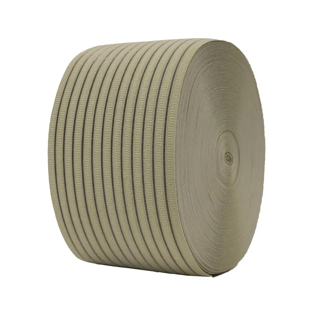 Garment Ventilate Mesh 75mm 100mm 150mm White Beige Reel Elastic band Tape  For Maternity Orthopedics Belt