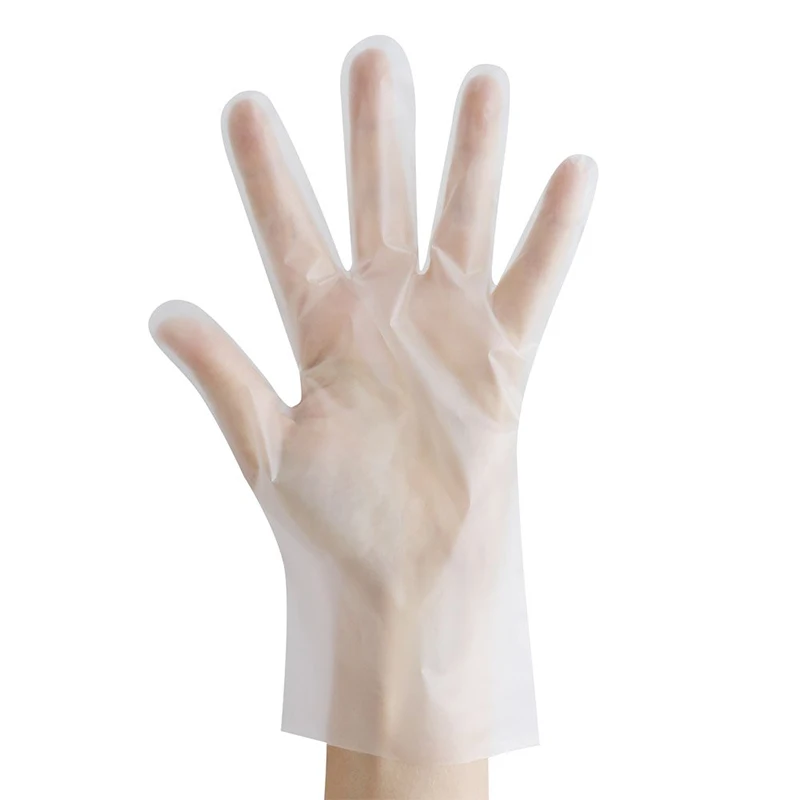 Custom disposable pe cpe tpe hdpe plastic glove for home