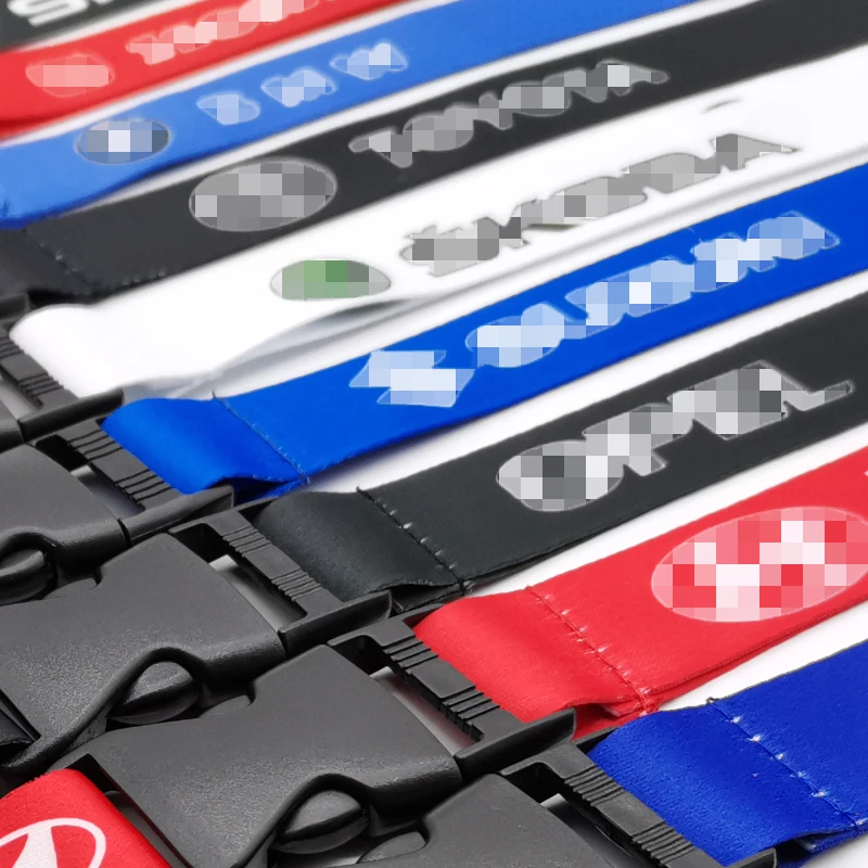 Lanyard Car culture modification logo wholesale Tag Phone Strap Charm Chain Card ID Case Keychain Auto Motorcycle accessories