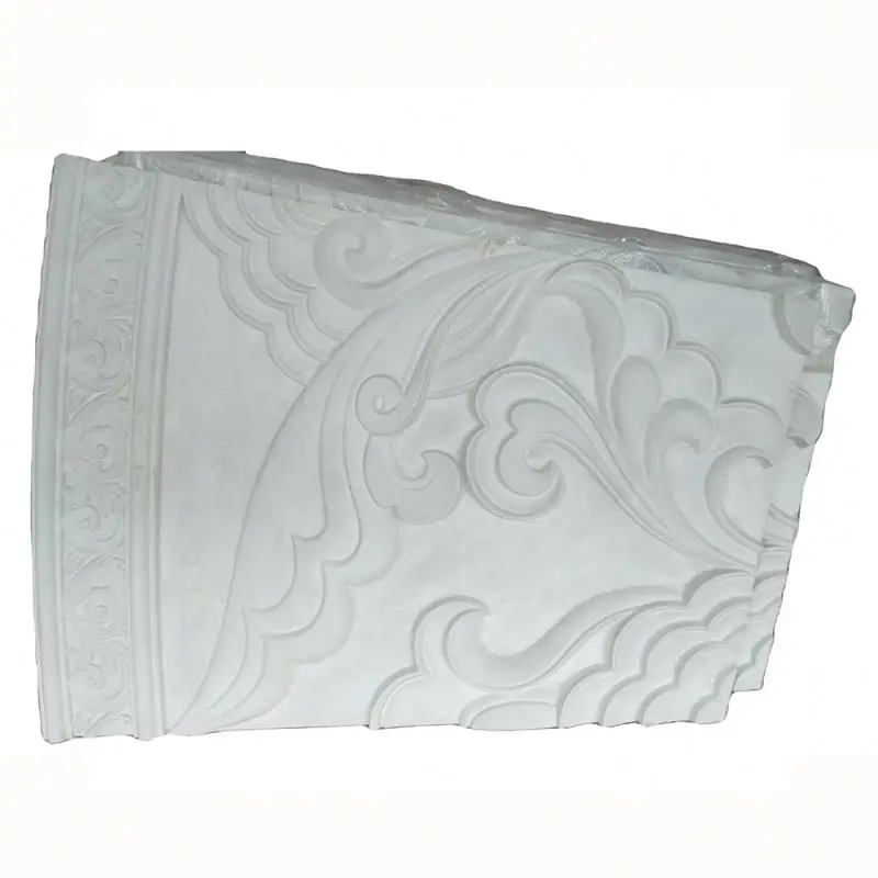 Wholesale Custom Gypsum Moulding GRG Plaster Hand Carved Casing Molding Decorative Molding Wall