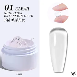 Non Stick Hand Building Gel Hard Gel Nail Builder Fast Solid Poly Gel Acrylic Extension glue