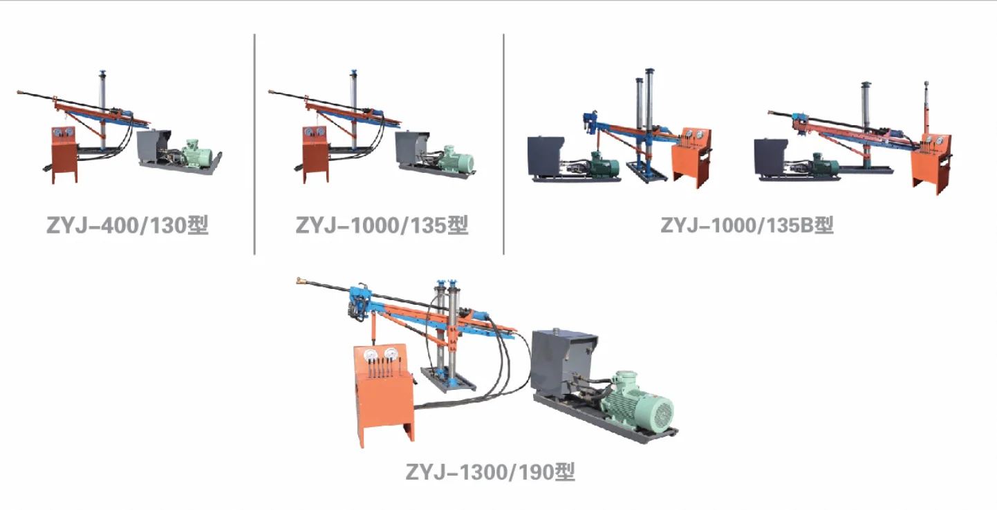 ZYJ-400/130 Hydraulic Rotary Rock Drill Rig Machine High Safety for Mining-Product Type