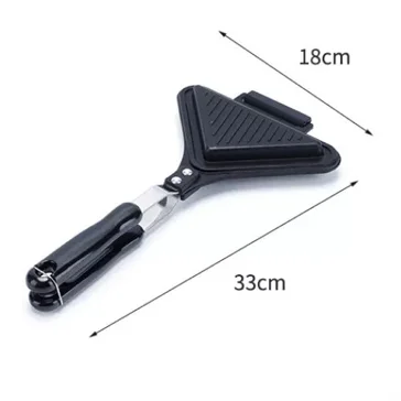 hot selling Home Gas Cooker Aluminum Alloy Flip Non-Stick Detachable Sandwich Maker Mould Triangle Mold