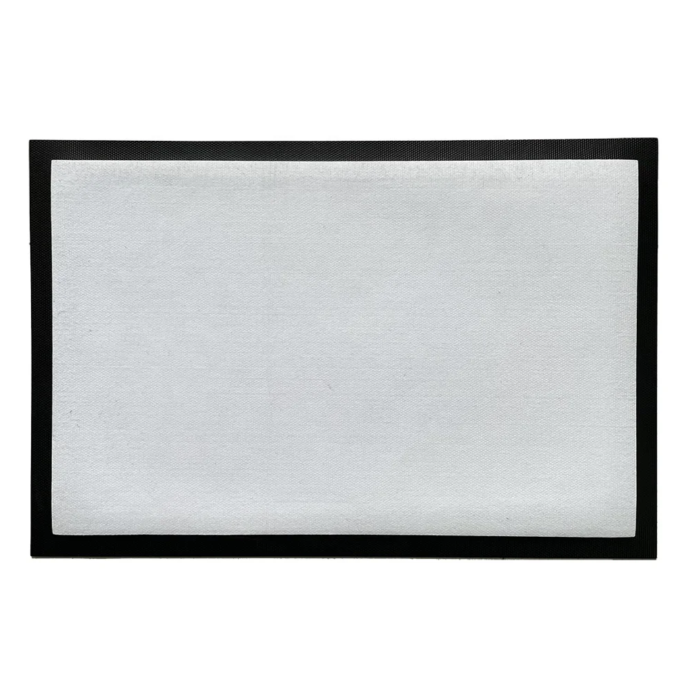 Wholesale PVC Back and Customized Printed Non-woven Fabric Cover Sublimation Blanks Door Mat Blanks Floor Mat Rug outdoor carpet