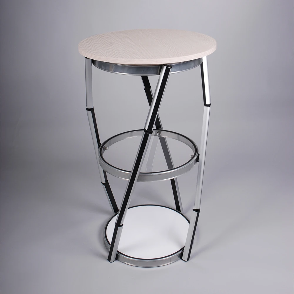 Factory Direct Supply Acrylic Folding Twist Display Tower light up display stand pop up