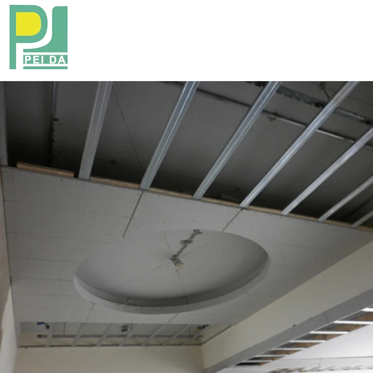 
Fire Resistant Plaster Gypsum Board Suspension Red Color Gypsum Board 
