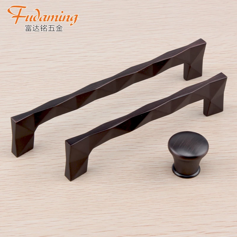  Современная простая Длинная черная ручка замak FUDAMING в американском стиле для винных шкафов дверей комодов 7057