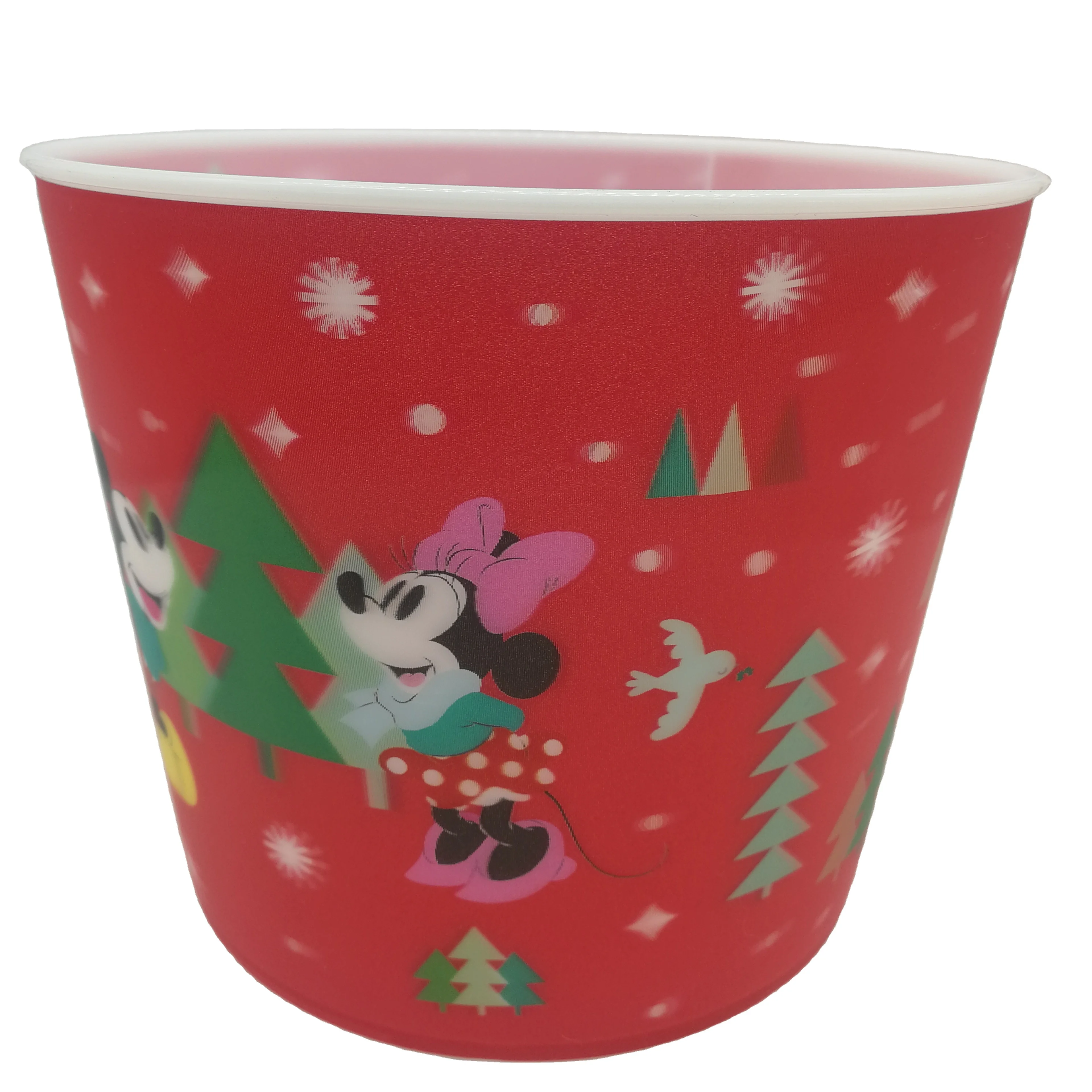 
Factory Sale 3D Lenticular Printing Cartoon Popcorn Buckets Custom Plastic Popcorn Bucket For Kids 