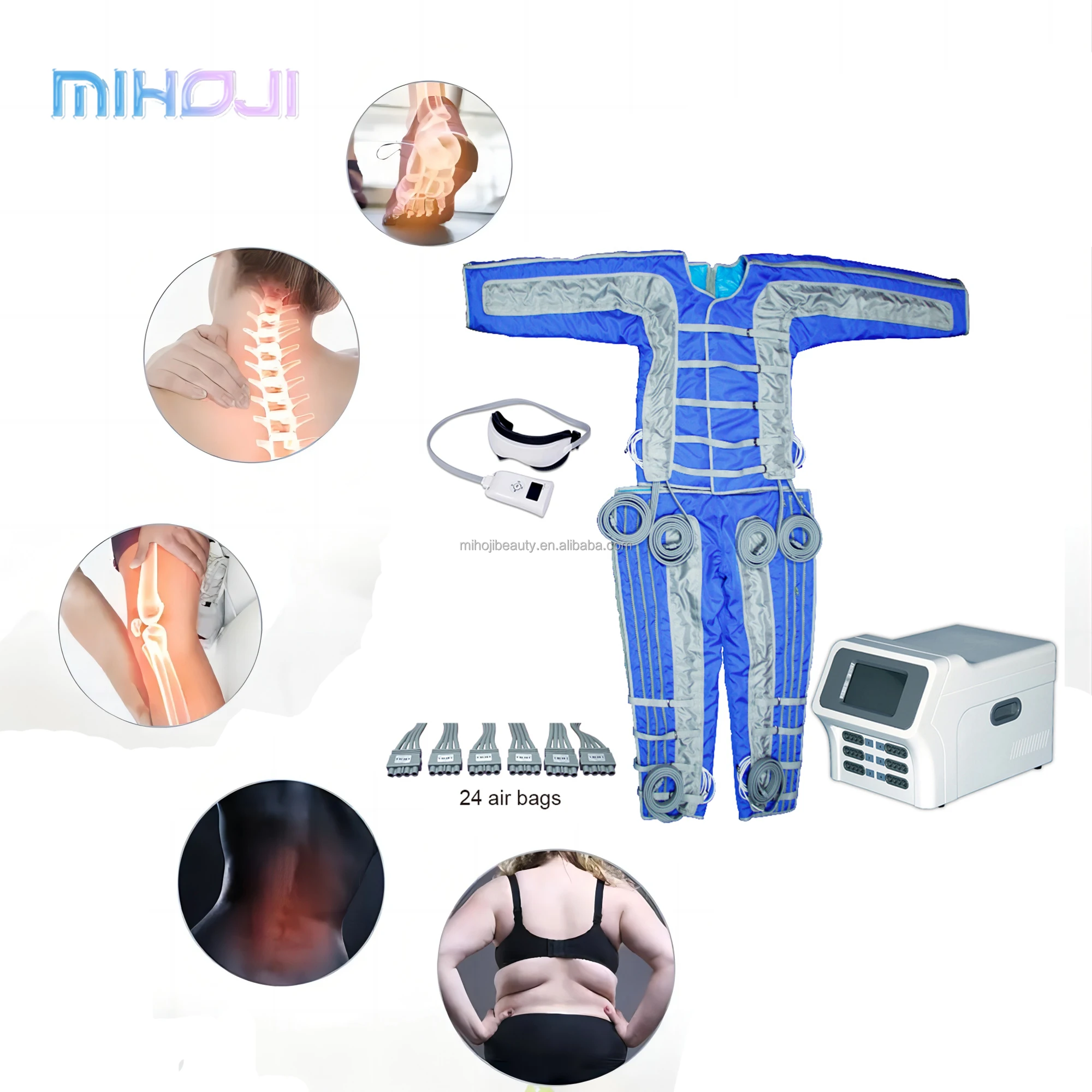 factory price pressotherapy suit lymphatic drainage massage reduce fat pressotherapy