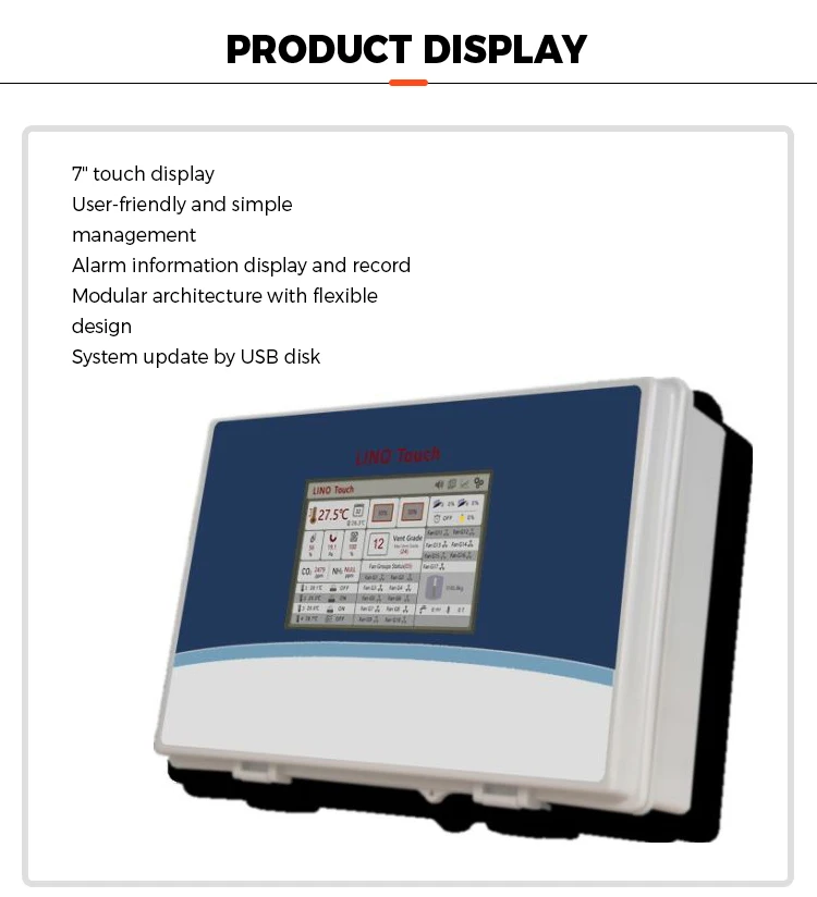 Climate Controller Poultry Environment Climate Control System For Poultry Farm