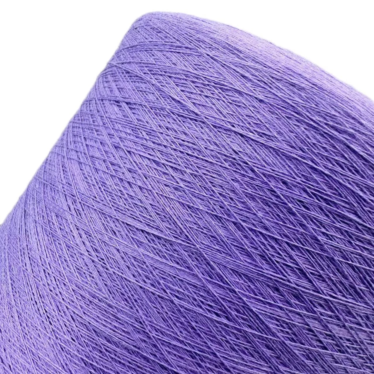 2024 New Spring Summer Yarn NM48/2 88% Cotton 12%Nylon  Nanowire ramie cotton yarn For Knitting T-shirt or Cardigans