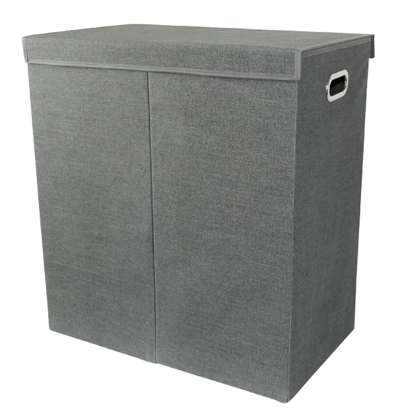  Delux складная корзина для белья из ткани Оксфорд с передним окном