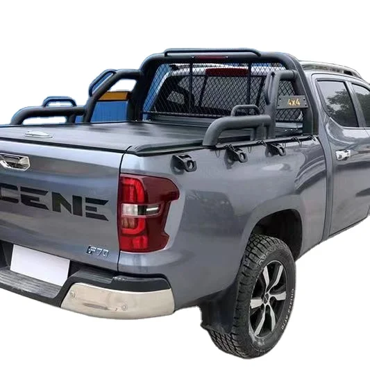 4x4offroad Aluminium Alloy Electric Retractable Tonneau Cover Roller Shutter Lid Pickup Bed Cover for Kaicene F70/Peugeot hunter