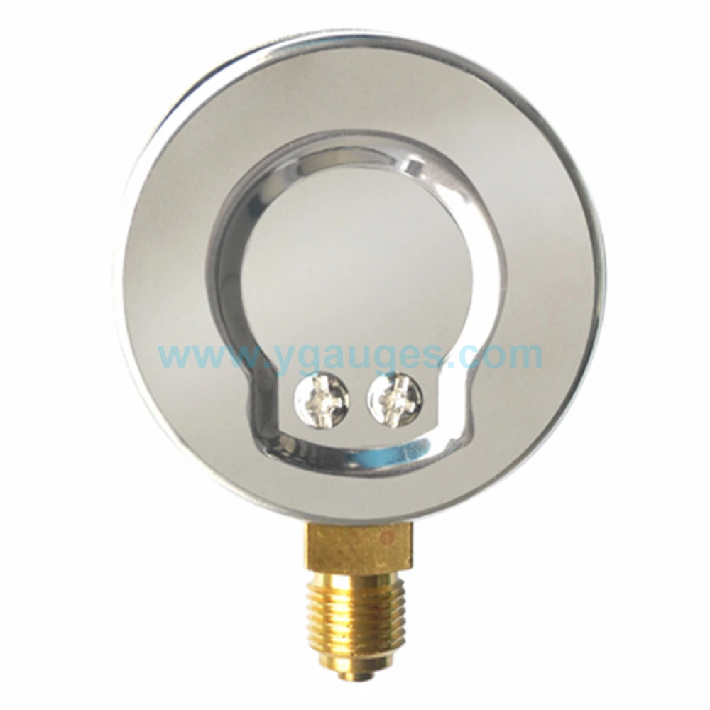 Wholesalers professional factory price stainless steel case water bourdon tube pressure gauge