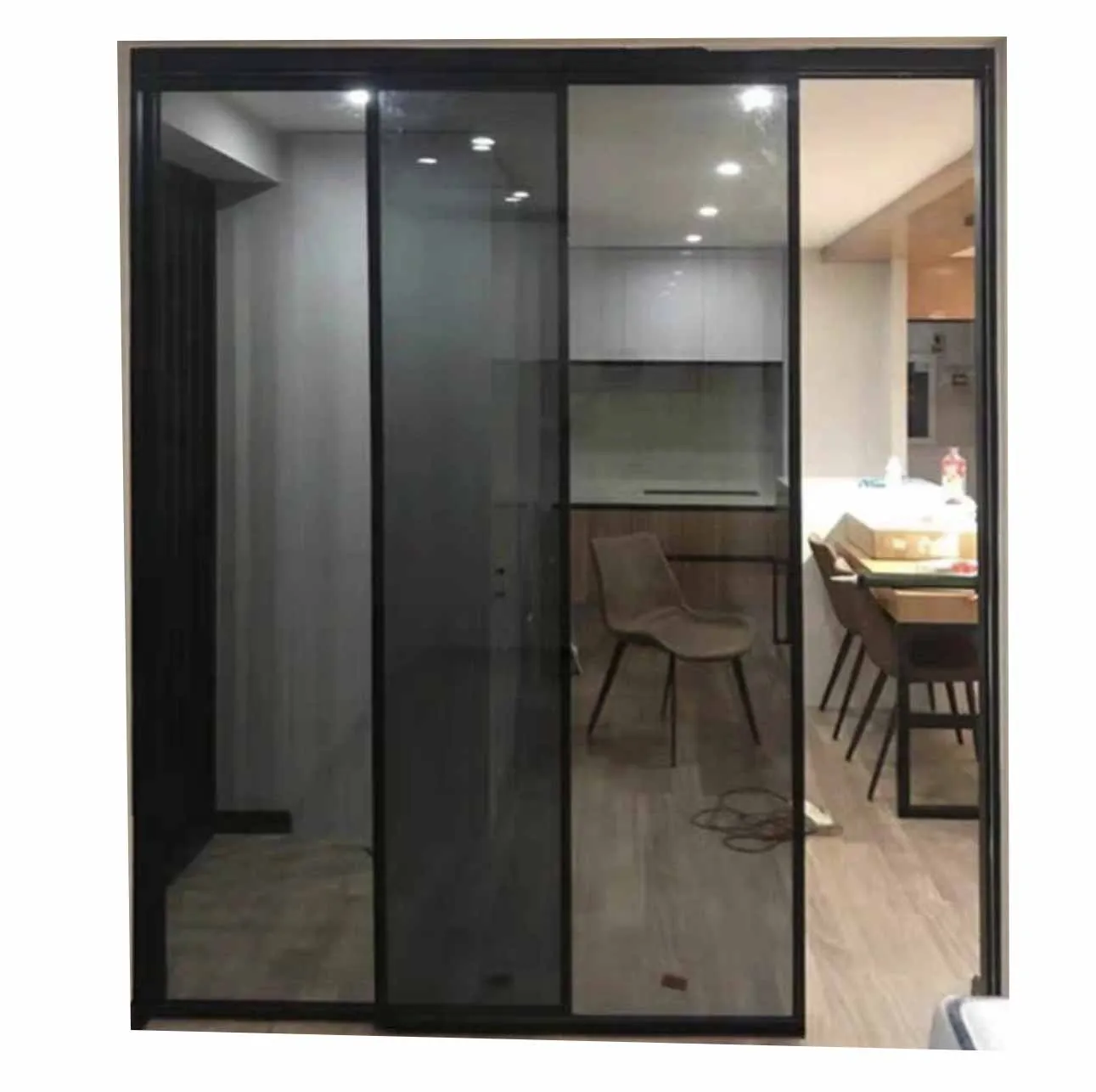 Hot Sale Aluminum Balcony Door Bi-Folding Door/Aluminium Folding Door/Multi-Leaf Door