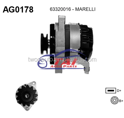 car auto parts alternator in cheap price for 63320024 63321039 for MARELLI 12V 55A TRUCK SPARE PARTS