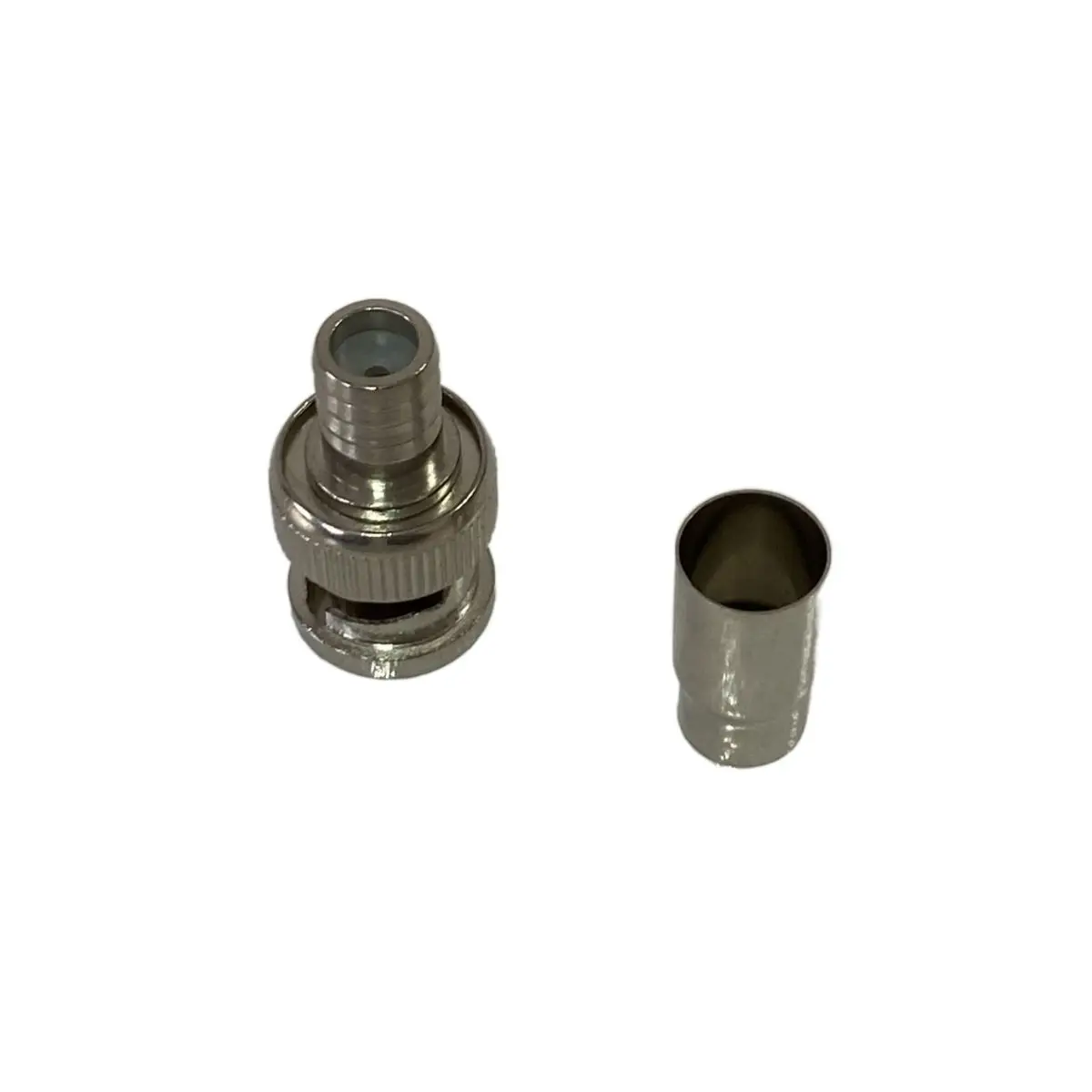 Professional Factory Made Bnc Male To Iec Pal Dvb-t Male Plug Straight Rf Coaxial Connector Adapter