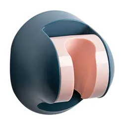 Hot Selling Shower Head Holder Strong Adhesive Adjustable Handheld Shower Wand Holder No Drilling Wall Mount Bracket