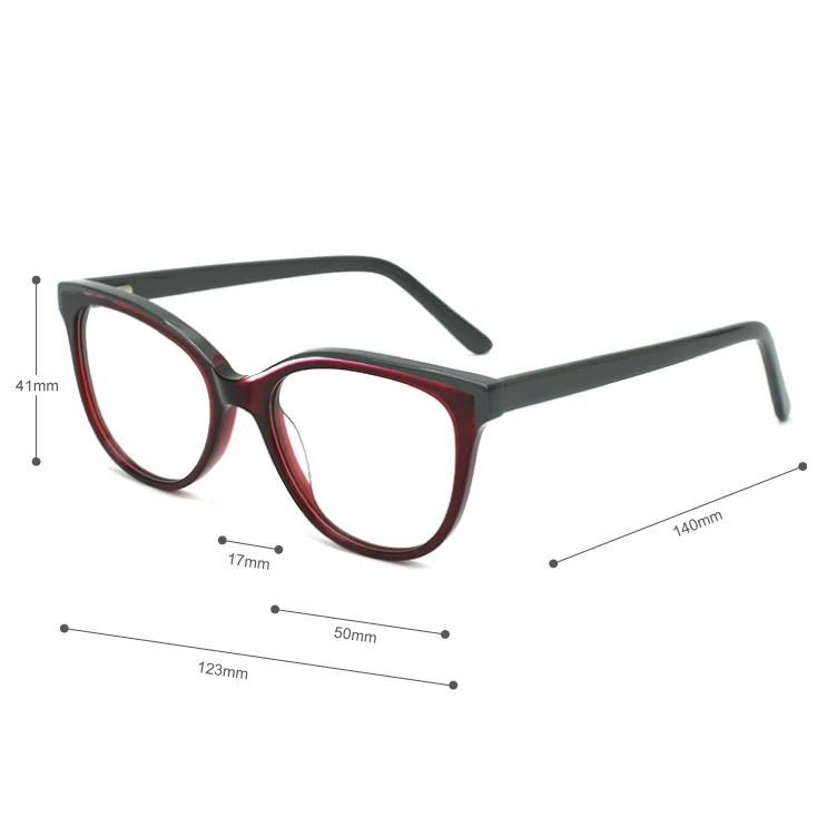Custom Logo High Standard Luxury Acetate Women without lens female glasses eyeglasses frames