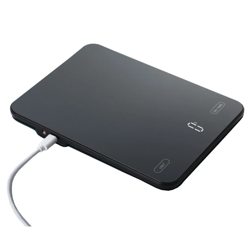 Кухонные весы со светодиодным дисплеем и зарядкой от USB 10 кг