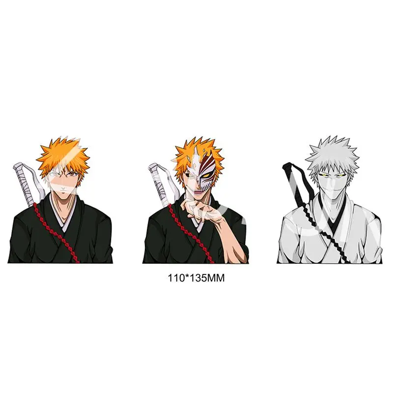 Waterproof Custom Manga Decals Bleach 3D Stickers Anime Lenticular Anime Motion Sticker for Car Laptop Refrigerator