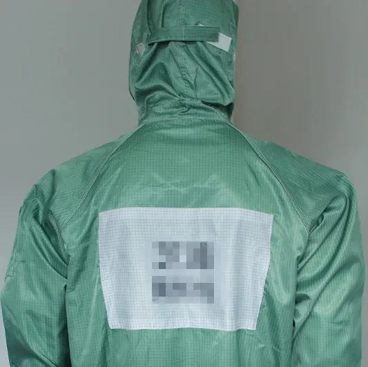 QR code following Industry Area esd clothes ESD Smock antistatic esd cleanroom suit