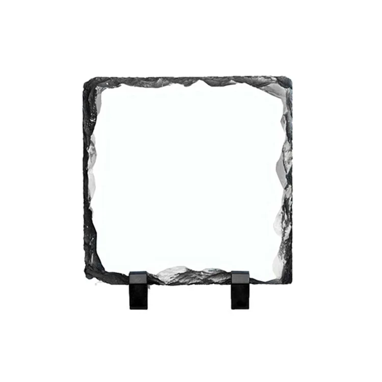 USA Warehouse Wholesale Stone Crafts Blanks Sublimation Rock Slate Photo