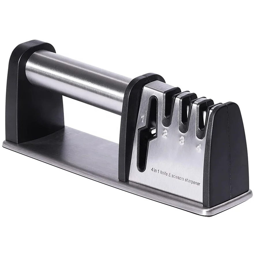 Professional Knife Sharpening Tool 4 Stages Blade Sharpener for all kinds of Kitchen Knives