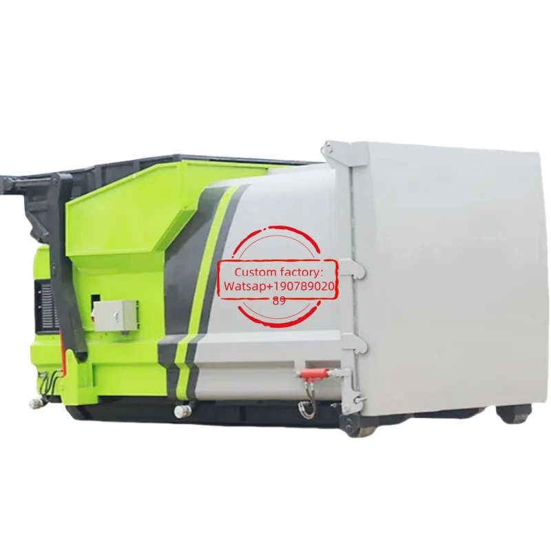 20ton Customized Mobile garbage bin compression garbage station for industrial and household waste collection and treatment