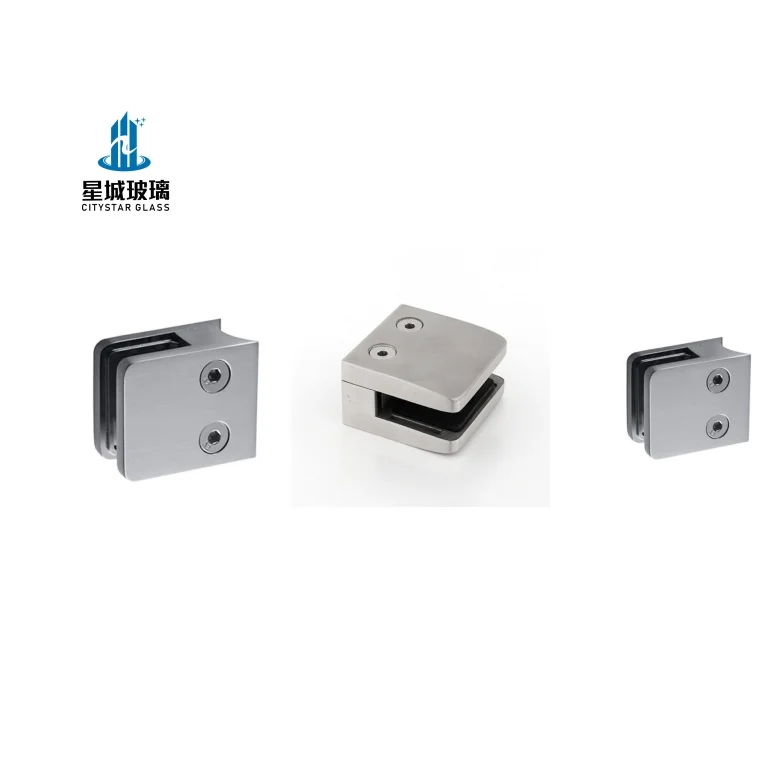 Partition Brace 135 Degree, Stainless Steel Shower Door Hinge Glass Holder Clips