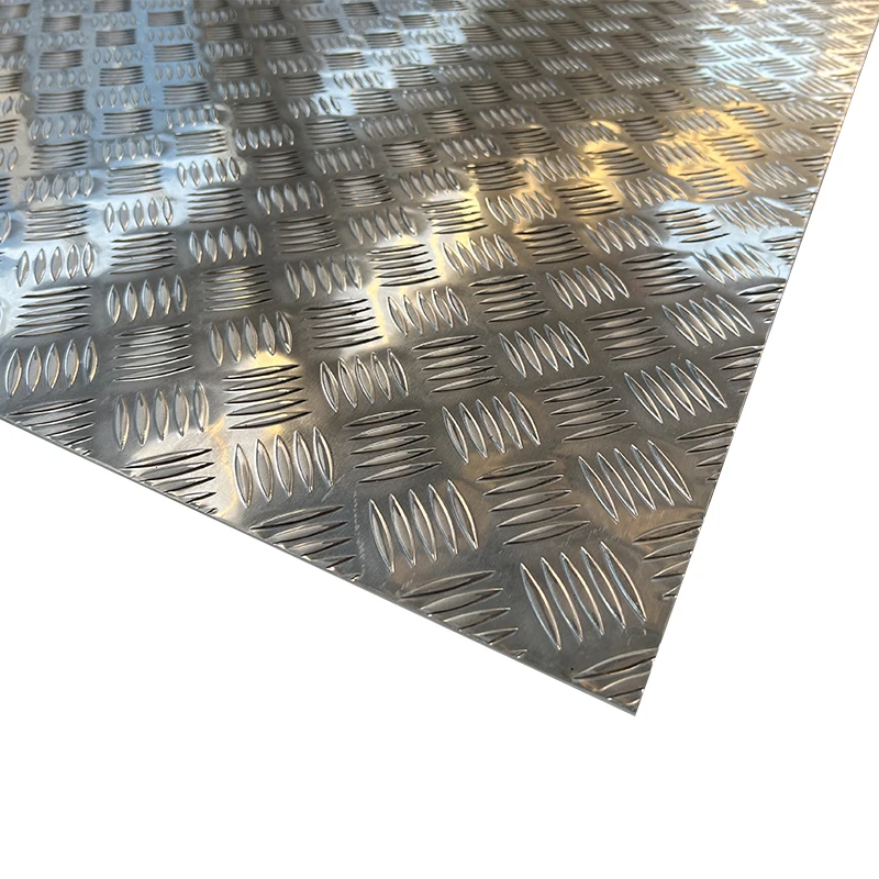 Diamond Aluminum Plate Checkered Patterned Plate Embossed Perforated Aluminum Sheet