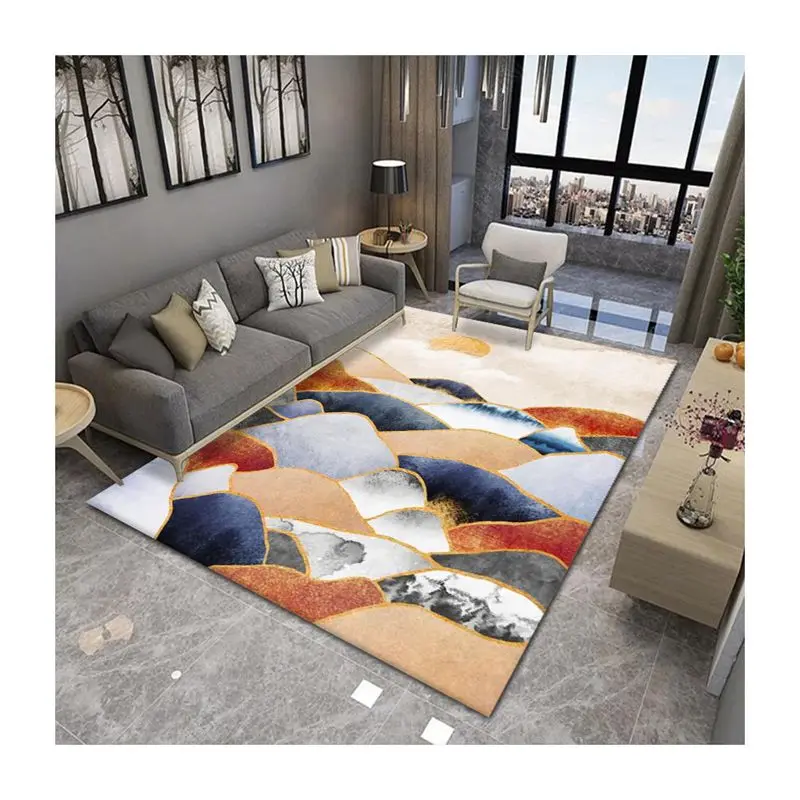 Decoration Rug Non-slip Area Rug Rugs and Carpets for Home Mats Modern Abstract Geometry Mat Carpets for Living Room