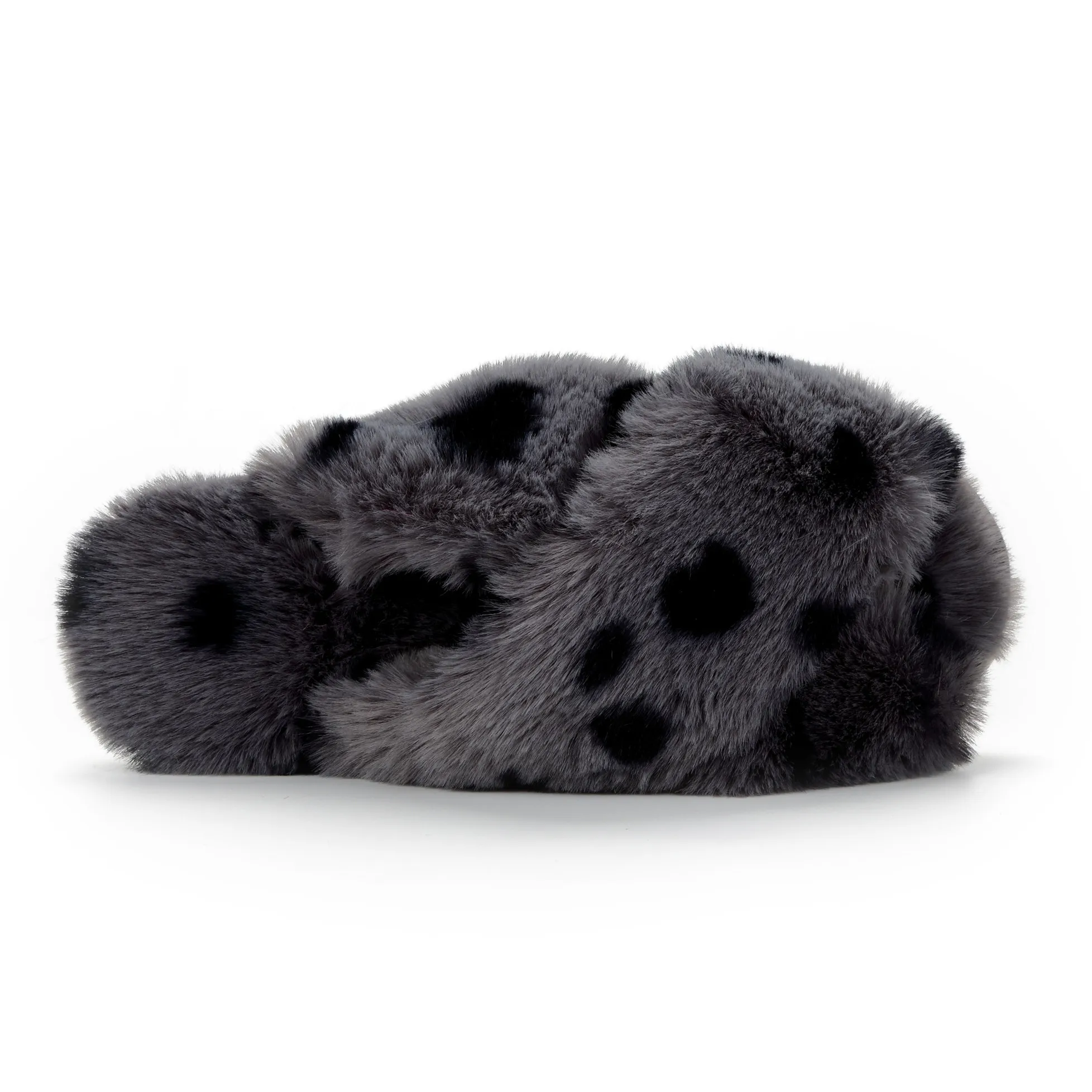 Шлепанцы женские с перекрестными ремешками, мягкие плюшевые меховые удобные меховые шлепанцы для дома, открытый носок, меховые сланцы для дома и улицы