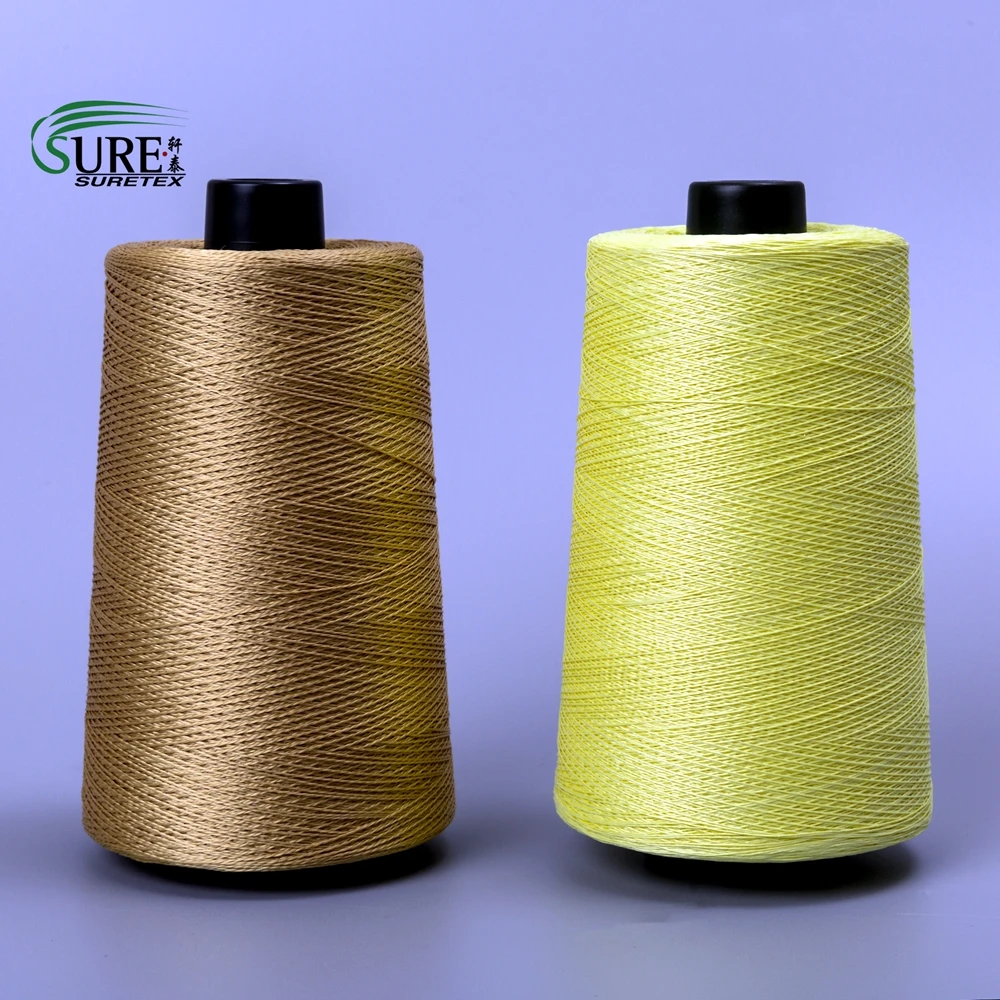 Устойчивая к порезам кевларовая пара арамидная пряжа для шитья