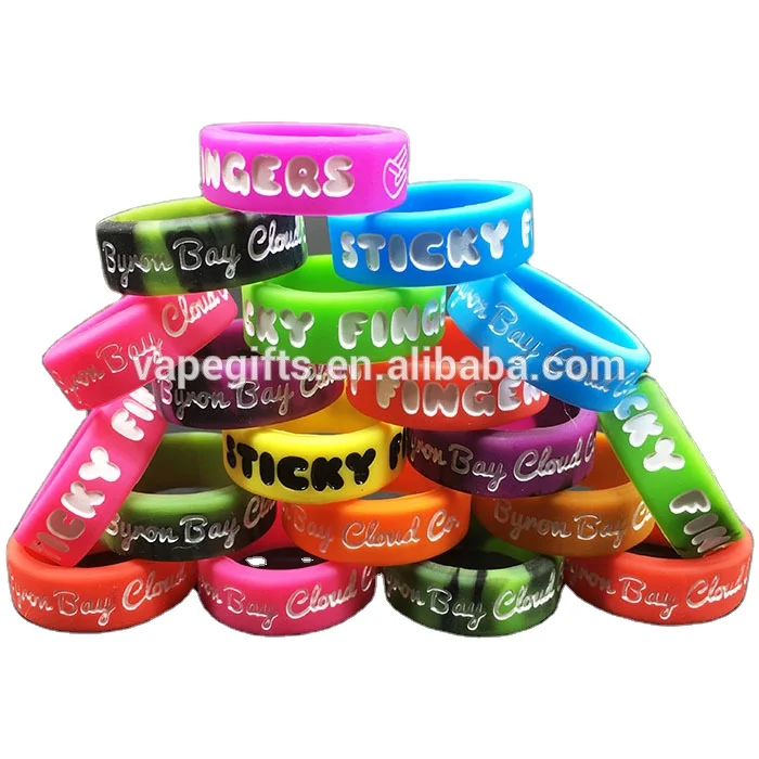 Customized different colors Silicone Vape Band with cheap price