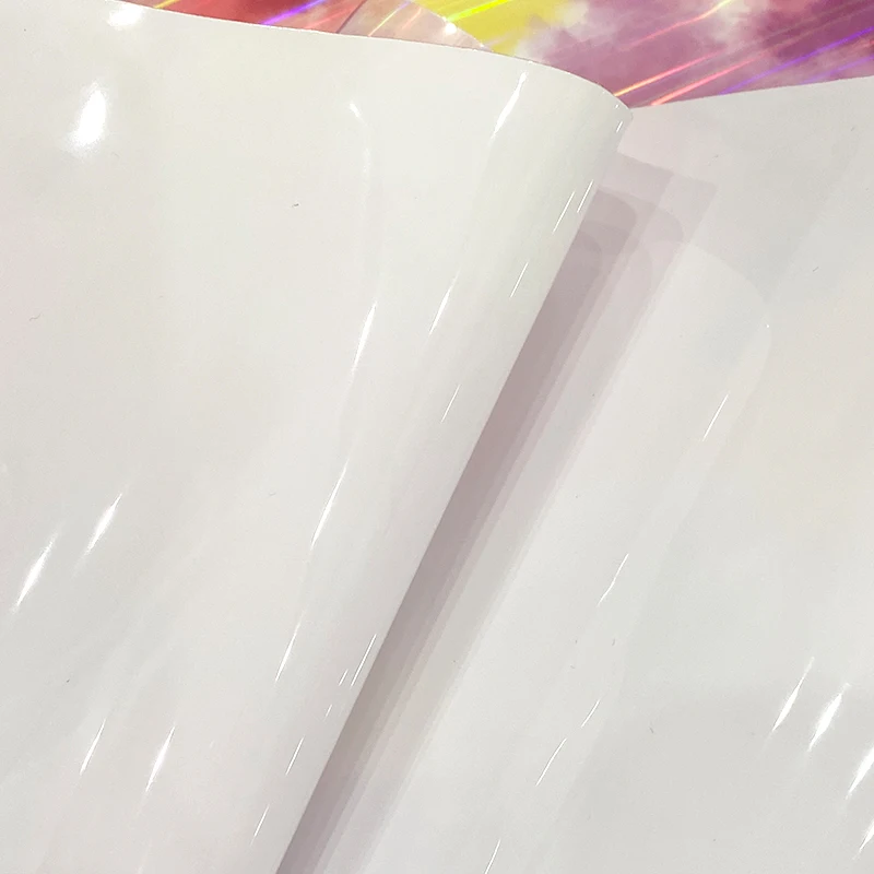 Thickness 0.4mm  Printed Iridescent Opaque TPU Film Sheet for Make Present Paper Bags TPU film