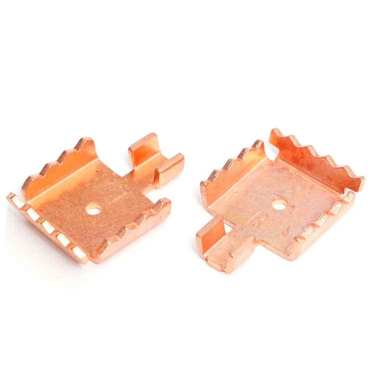 Dongguan custom beryllium copper battery contacts electronic component sheet metal stamping parts