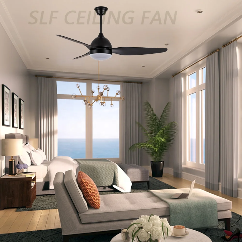  Новый дизайн DC энергосберегающие 50 дюймов пульт дистанционного управления wifi интеллигентая (ый) умный декоративное освещение с регулировкой яркости LED потолочный вентилятор