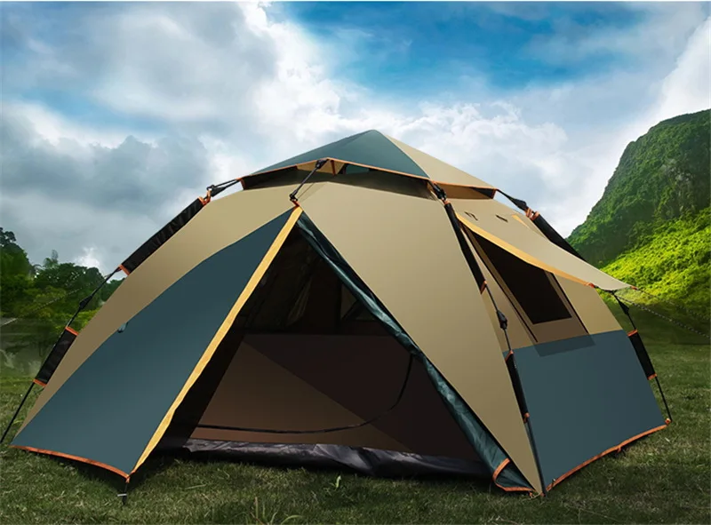 Factory  Outdoor Camping  Inflatable Camping Tent Fully Automatic big size camping tent