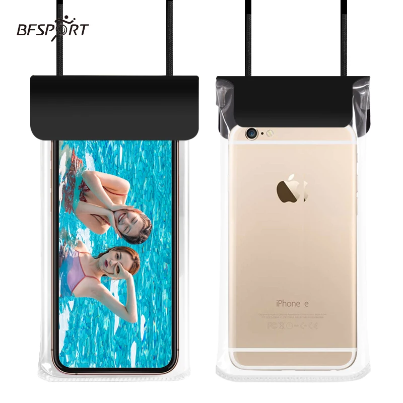 Hot Sale Universal Waterproof PVC Clear Mobile Phone Case for All Series Smart Phones Water Resistant Bags
