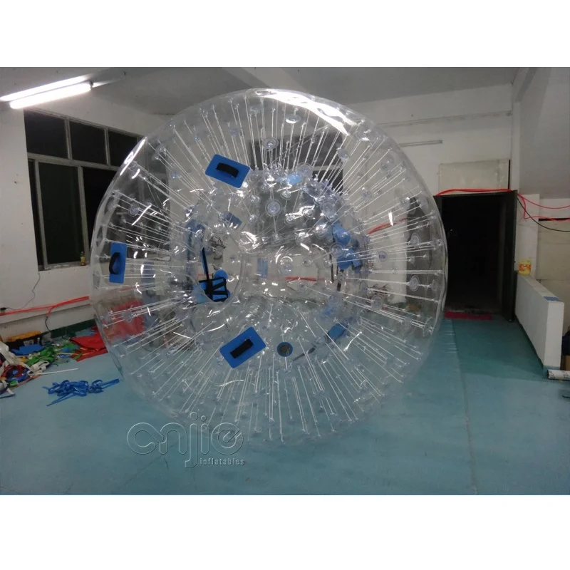 Interactive large Body zorbing ball Zorb ball inflatable human sphere For Water Fun or For Grass running or For Bowling