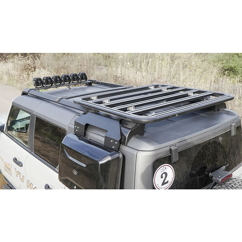 Short-length Design Aluminum Alloy Material Versatile Usage Roof Rack Luggage Rack For Ford Bronco 2021 2022 2023