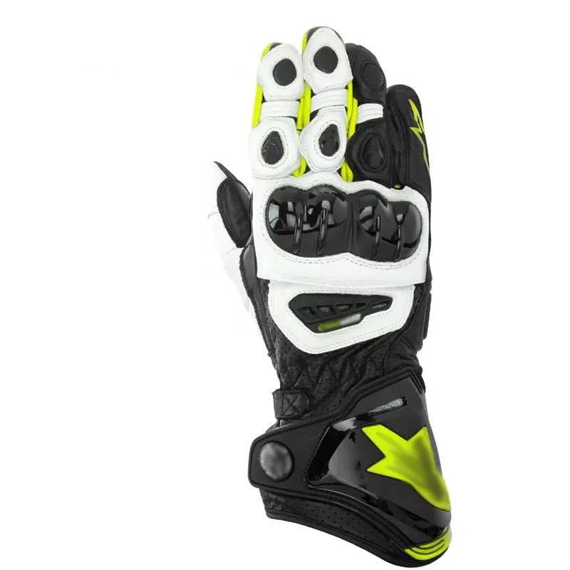 long sports Motorcycle gloves, fashion, breathable, leather,mittens riding gloves, racing, outdoor riding