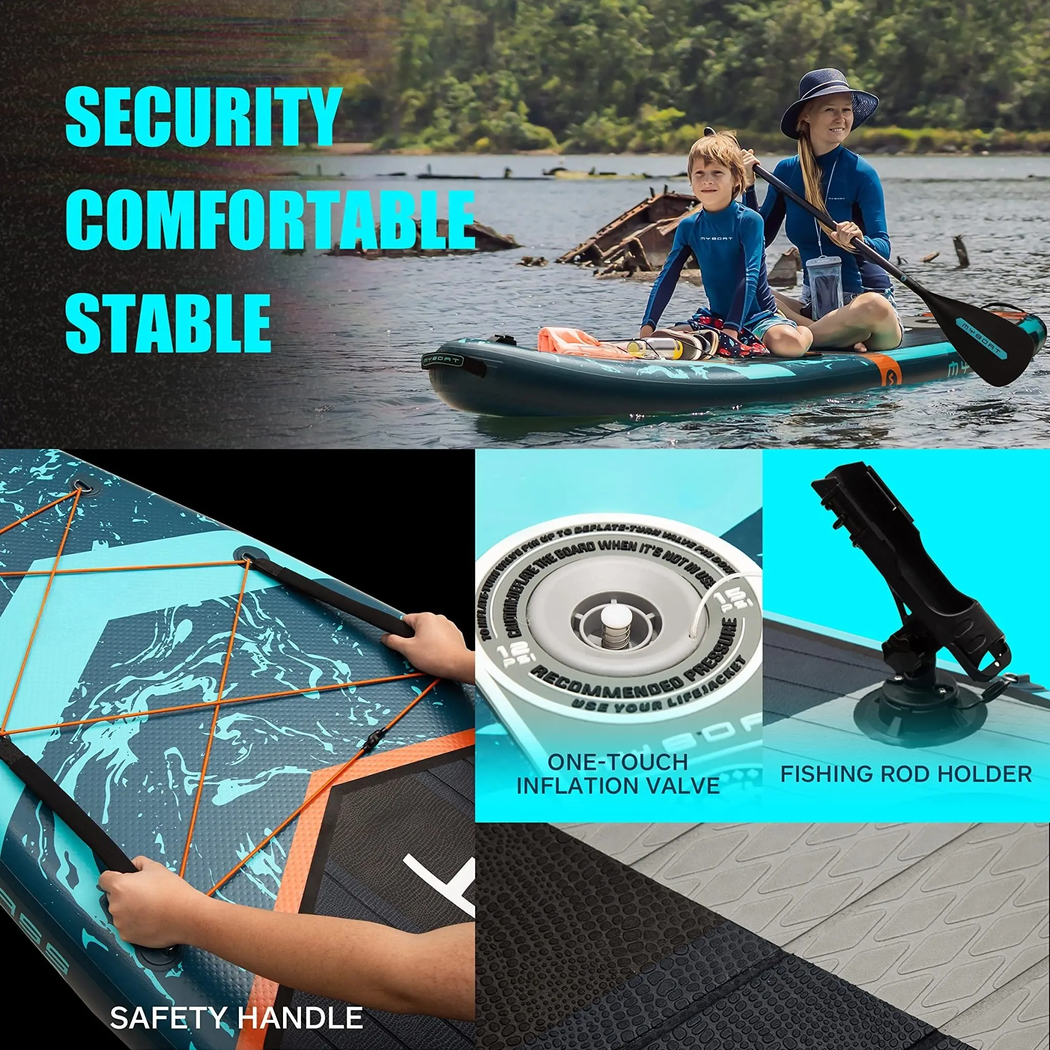 High Quality OEM Inflatable Stand Up Sup Paddle Board Water Surfing Paddle Board with motor
