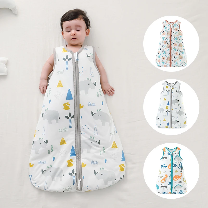100% organic cotton newborn pajamas New spring autumn winter baby sleeping bags
