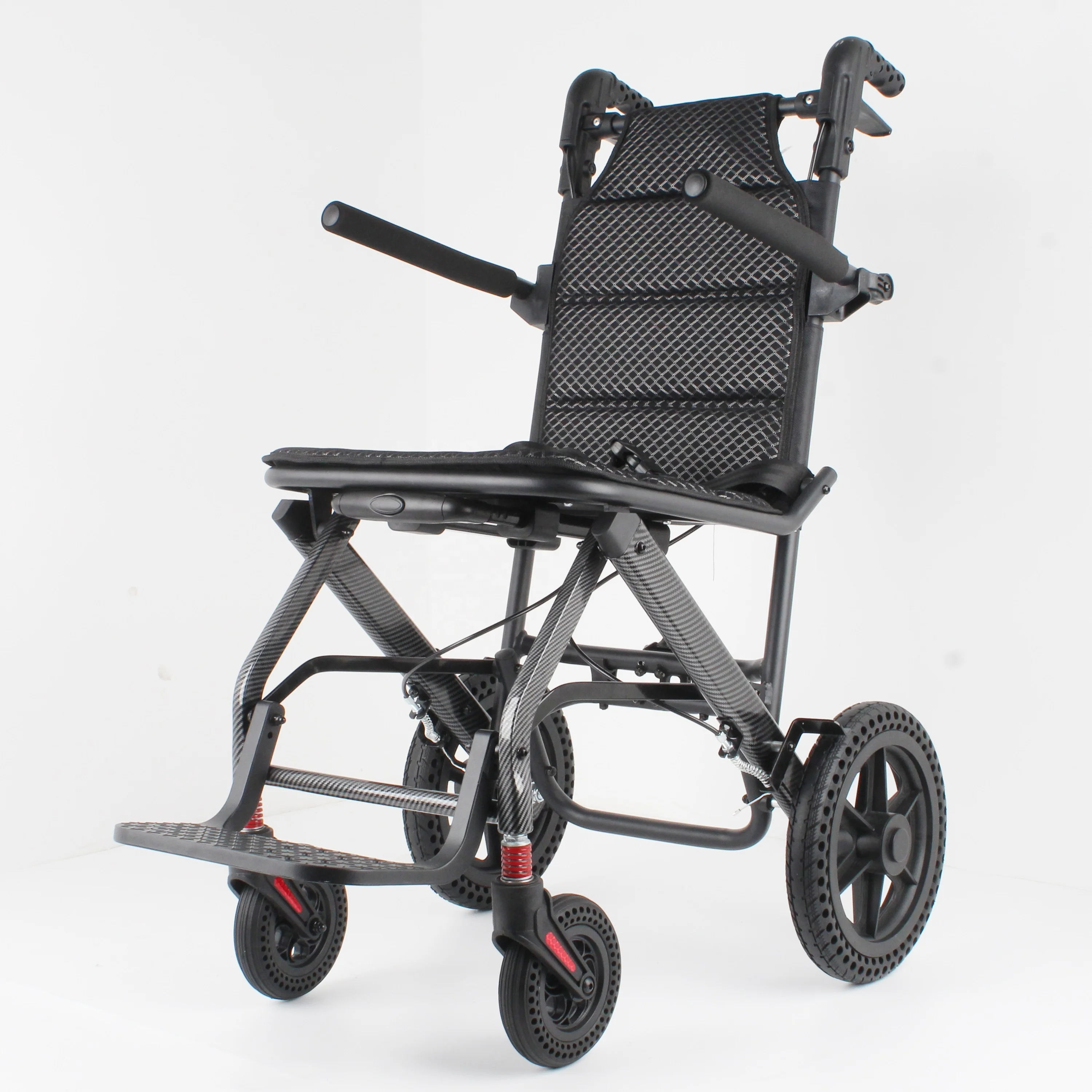 Home wheelchair Comfort and Convenience Collapsible lightweight aluminum wheelchair manual