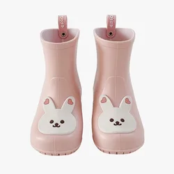 Детские резиновые сапоги, Нескользящие, водонепроницаемые легкие, для начинающих ходить мальчиков и девочек